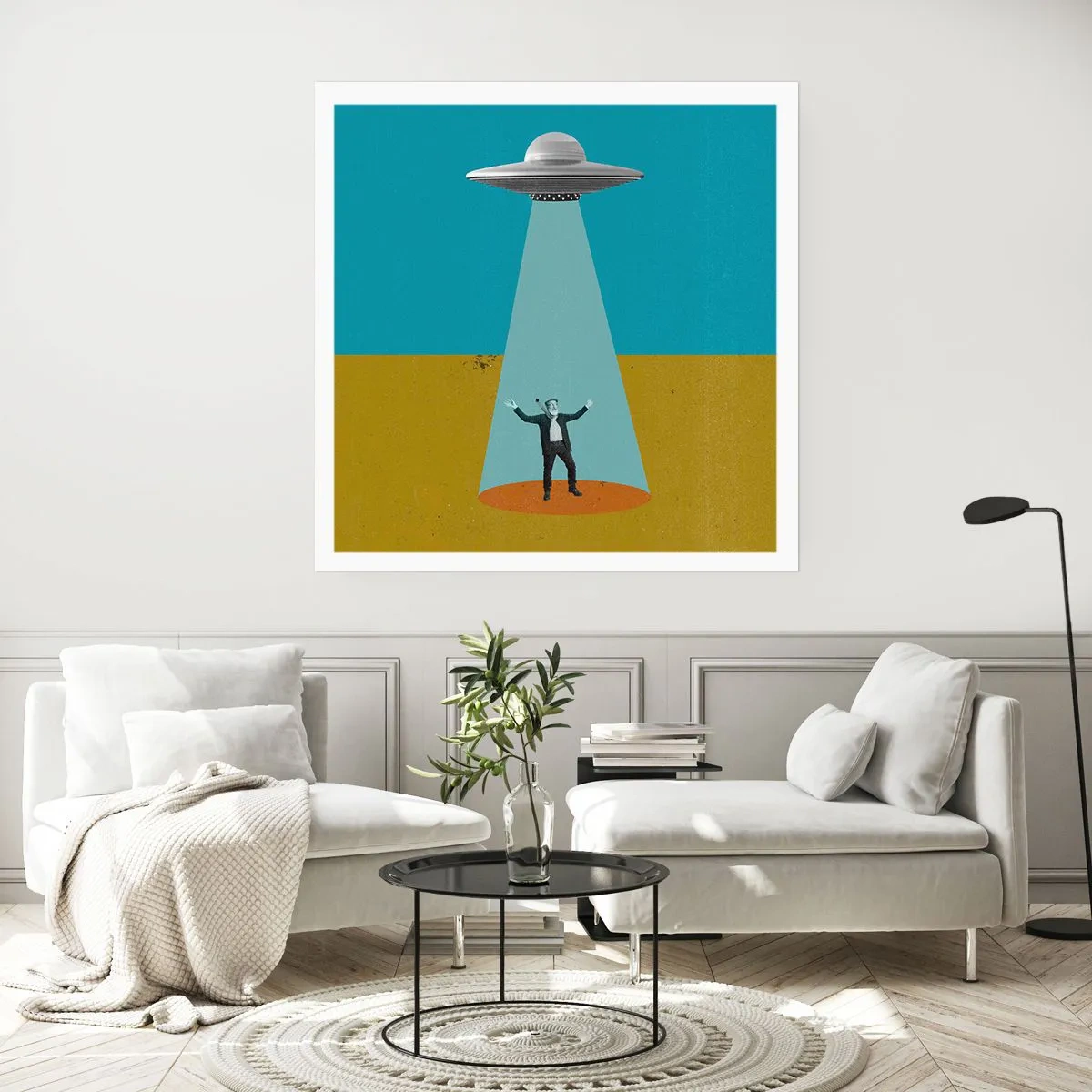 Póster - Un encuentro cercano - 60x60 cm