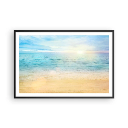 Póster en marco negro - Gran cielo azul - 91x61 cm