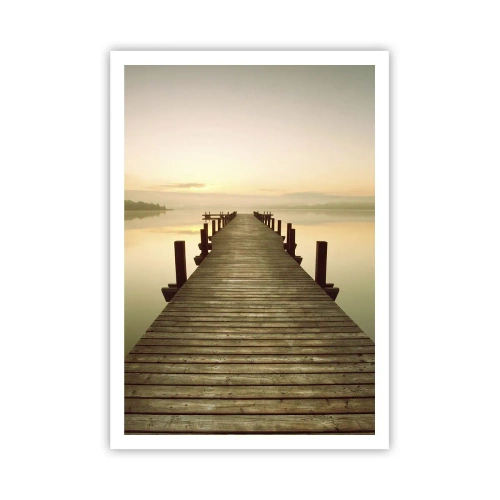 Póster - Antes del amanecer, al amanecer, la luz - 70x100 cm