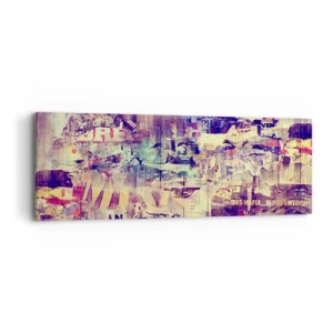 Cuadro sobre lienzo - Impresión de Imagen - Y eso es todo lo que quedará - 90x30 cm