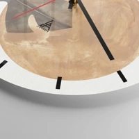 Esfera sin numeración, con rayas