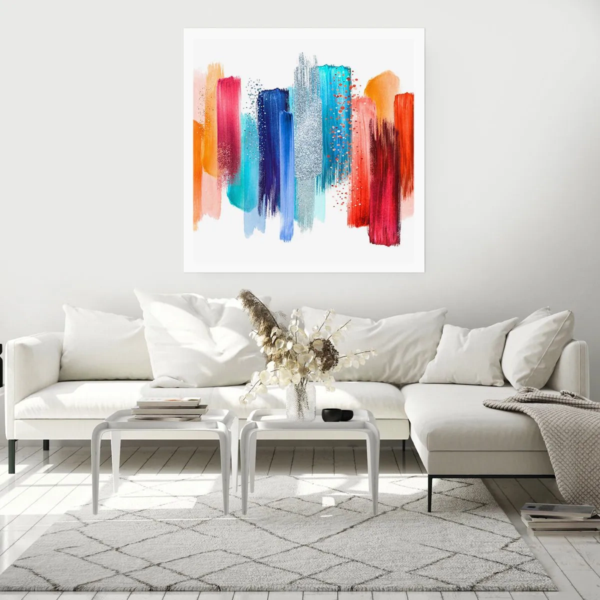 Póster - Arriba y abajo - 40x40 cm