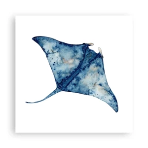 Póster - La vida en azul - 40x40 cm