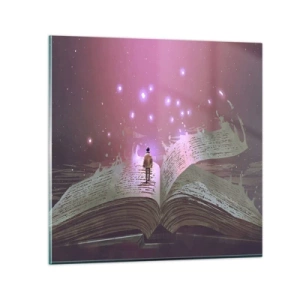 Cuadro sobre vidrio - Impresiones sobre Vidrio - Una invitación a otro mundo - 30x30 cm