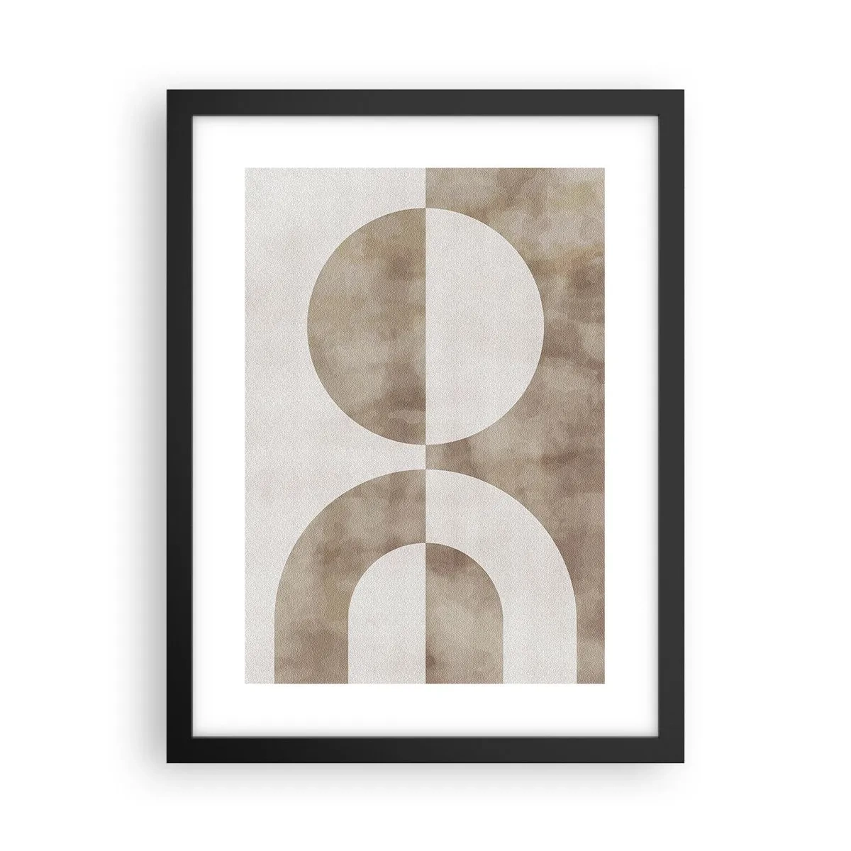 Póster en marco negro - Similitudes y diferencias - 30x40 cm