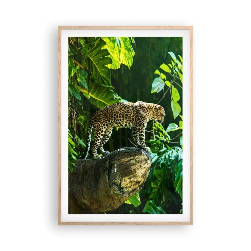 Póster en marco roble claro - ¿A la caza? - 61x91 cm