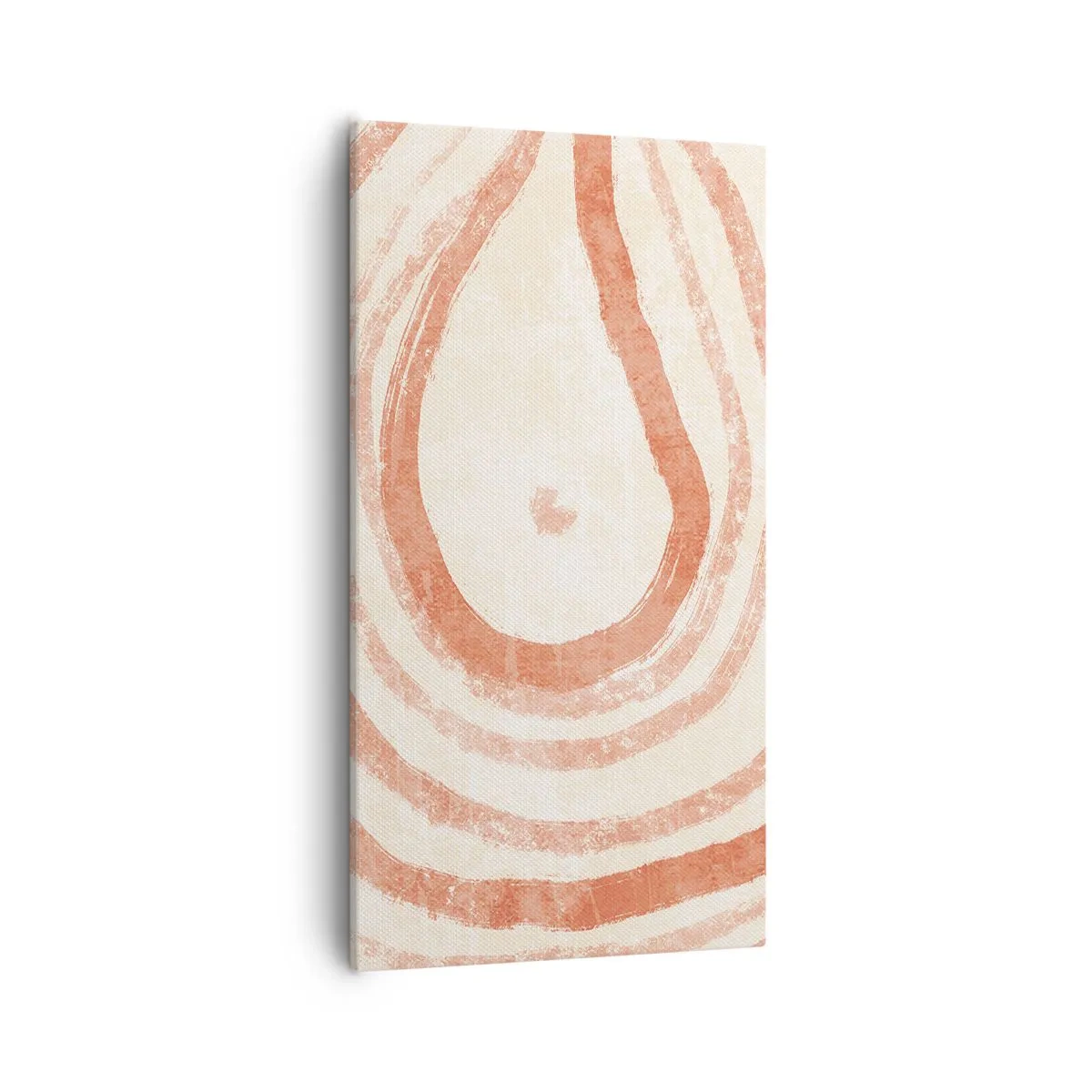 Cuadro sobre lienzo - Impresión de Imagen - Círculos de coral - composición - 55x100 cm