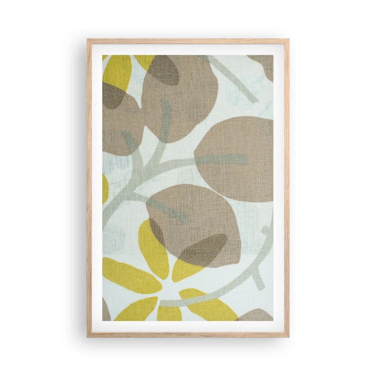 Póster en marco roble claro - Composición a pleno sol - 61x91 cm