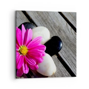 Cuadro sobre lienzo - Impresión de Imagen - Descansando en el muelle - 70x70 cm