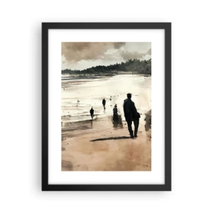 Póster en marco negro - Un sueño evocado - 30x40 cm
