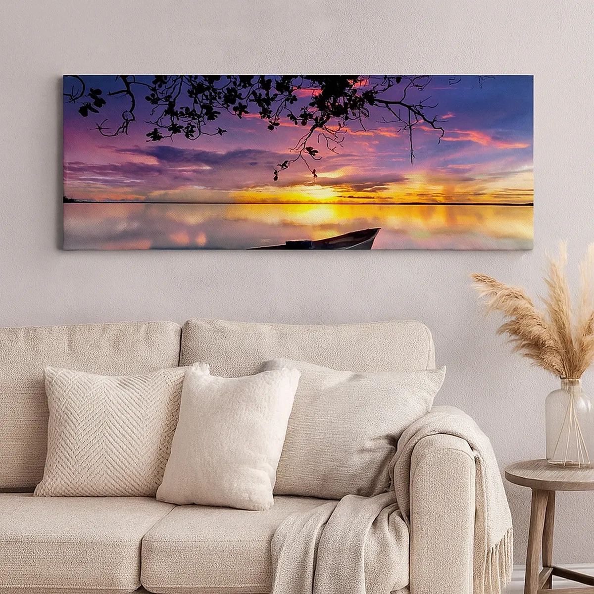 Cuadro sobre lienzo - Impresión de Imagen - Un cielo de ensueño - 30x30 cm