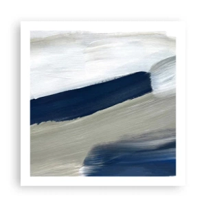 Póster - Encuentro con el blanco - 60x60 cm