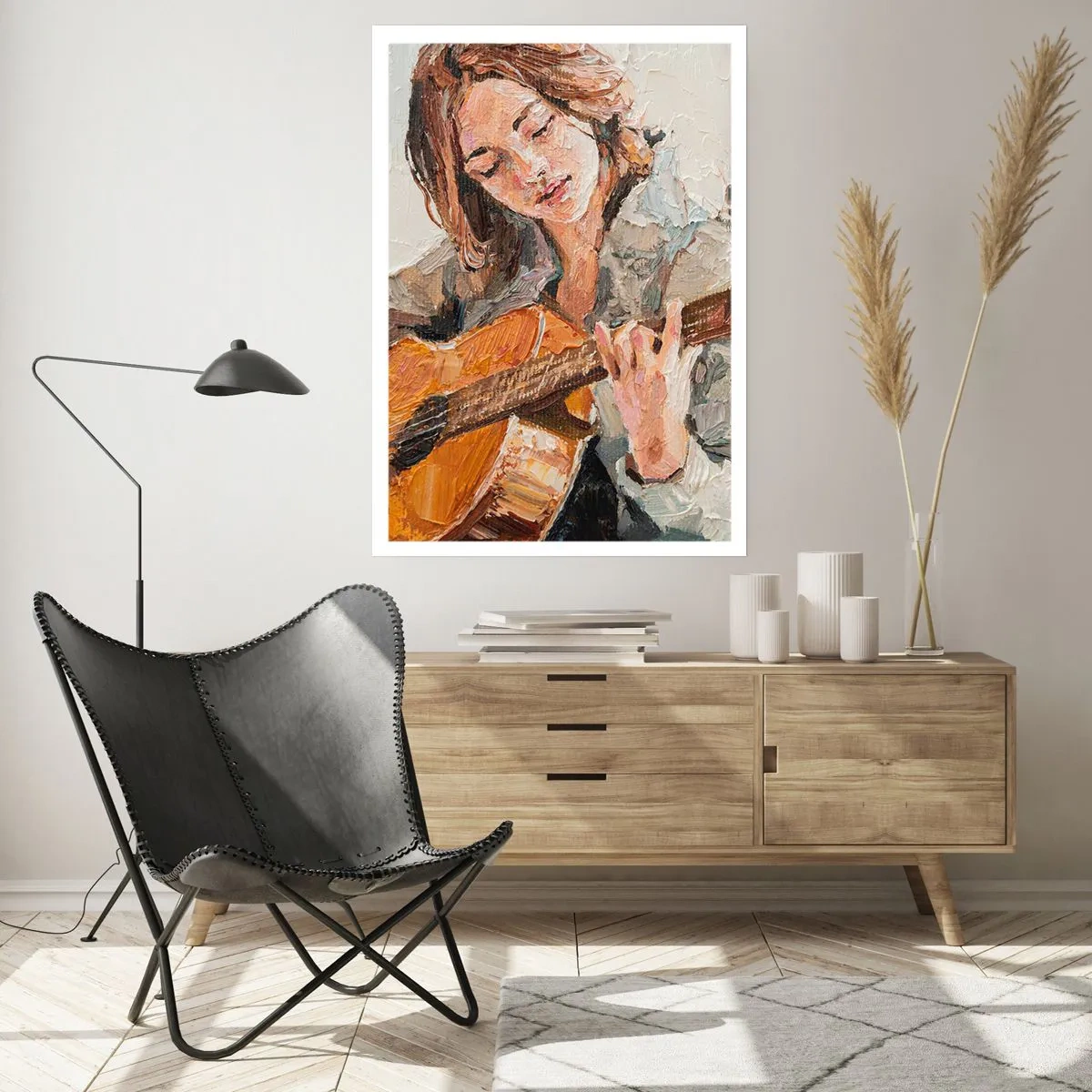Póster - Concierto de guitarra y corazón joven - 70x100 cm