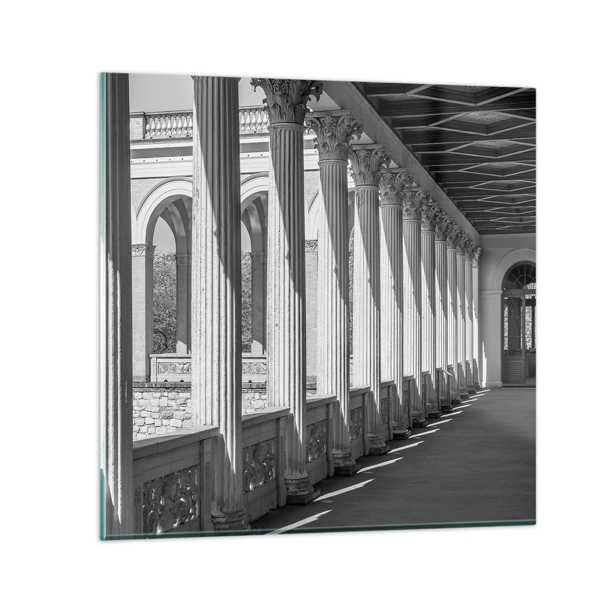 Cuadro sobre vidrio - Impresiones sobre Vidrio - Galería soleada - 60x60 cm