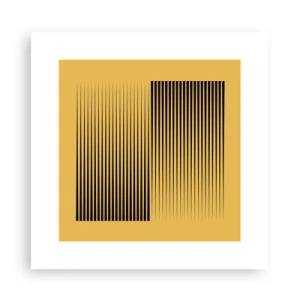 Póster - Cuadrado de opuestos - 30x30 cm