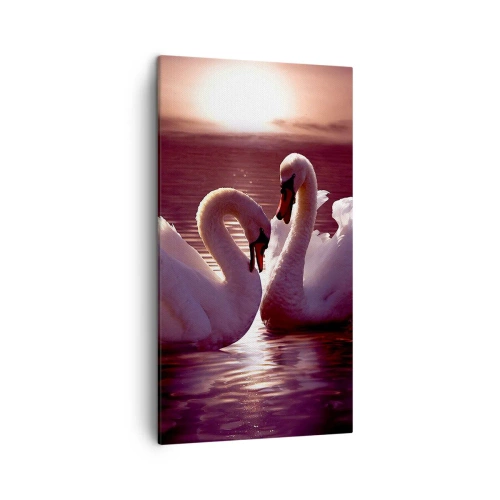 Cuadro sobre lienzo - Impresión de Imagen - Hasta que la muerte nos separe - 45x80 cm