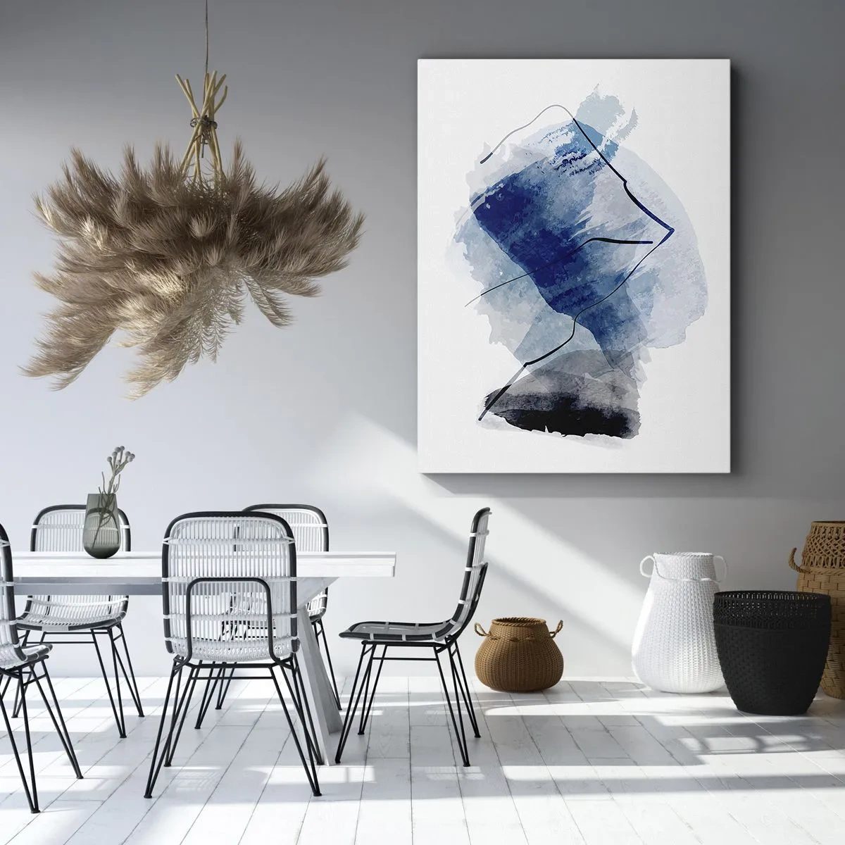 Cuadro sobre lienzo - Impresión de Imagen - Montaña helada - 55x100 cm