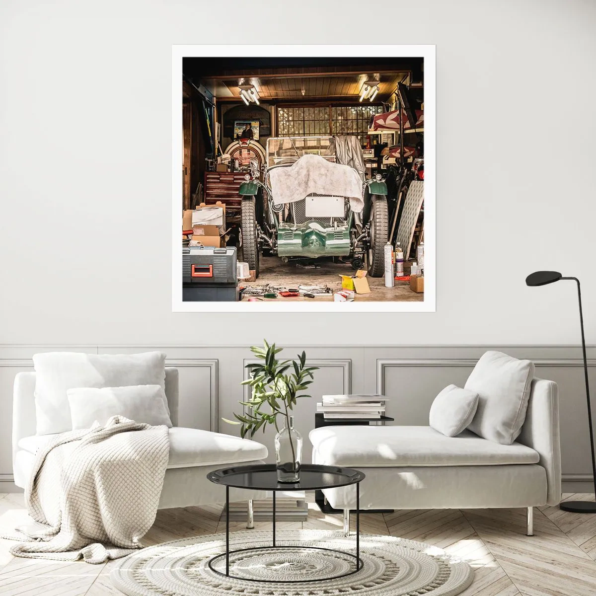 Póster - Volver al pasado - 40x40 cm