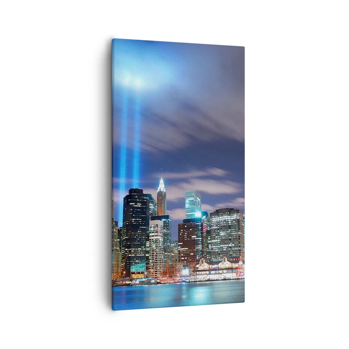 Cuadro sobre lienzo - Impresión de Imagen - Con luz para alcanzar el cielo - 55x100 cm