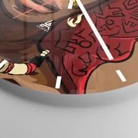 Esfera sin numeración, con rayas