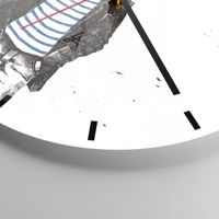 Esfera sin numeración, con rayas