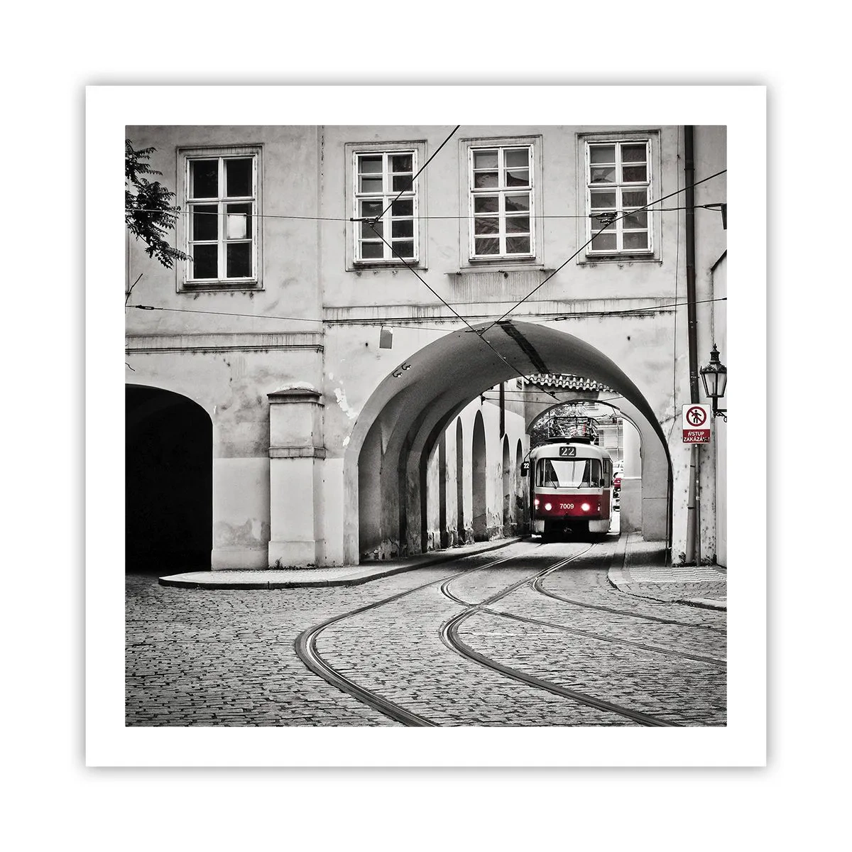 Póster - A través del laberinto urbano - 60x60 cm