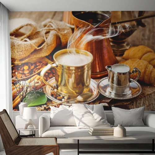 Fotomural personalizado Premium Sand - Que tengas un buen día - Café, Gastronomía, Cocina