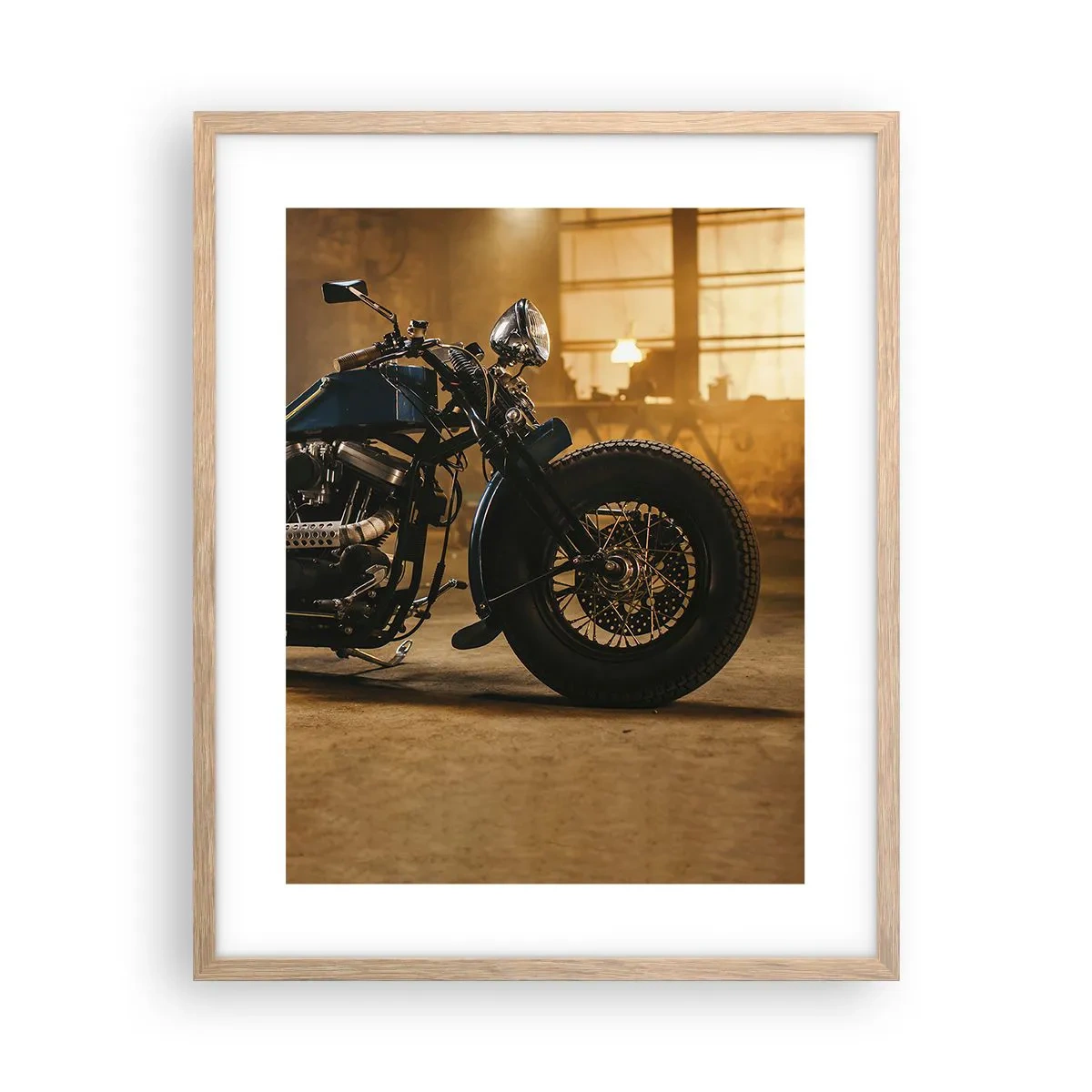 Póster en marco roble claro - Puedo hacer cualquier cosa - 40x50 cm