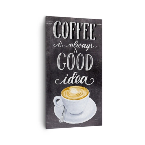 Cuadro sobre lienzo - Impresión de Imagen - Por supuesto - 45x80 cm