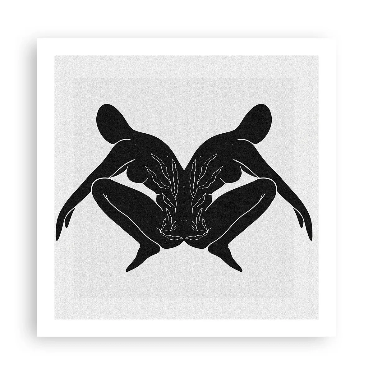 Póster - Un alma compartida - 60x60 cm