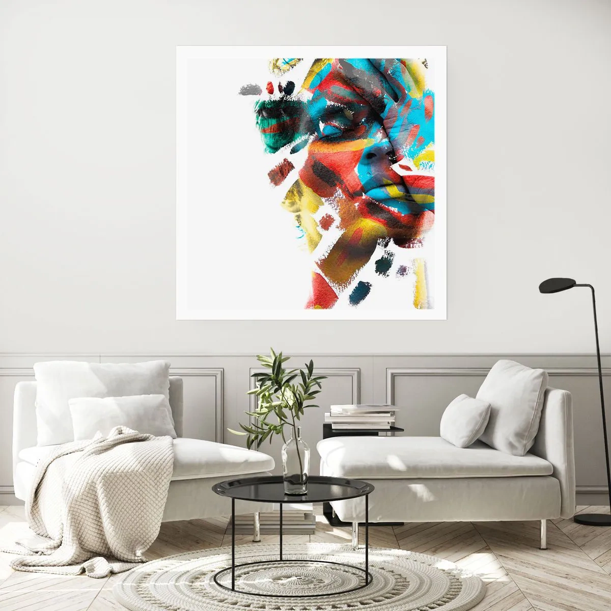 Póster - Una personalidad colorida - 60x60 cm