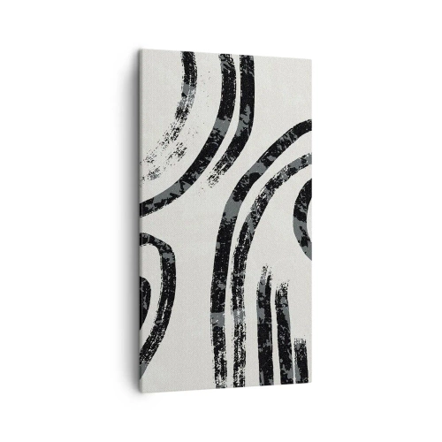 Cuadro sobre lienzo - Impresión de Imagen - A medias - 45x80 cm