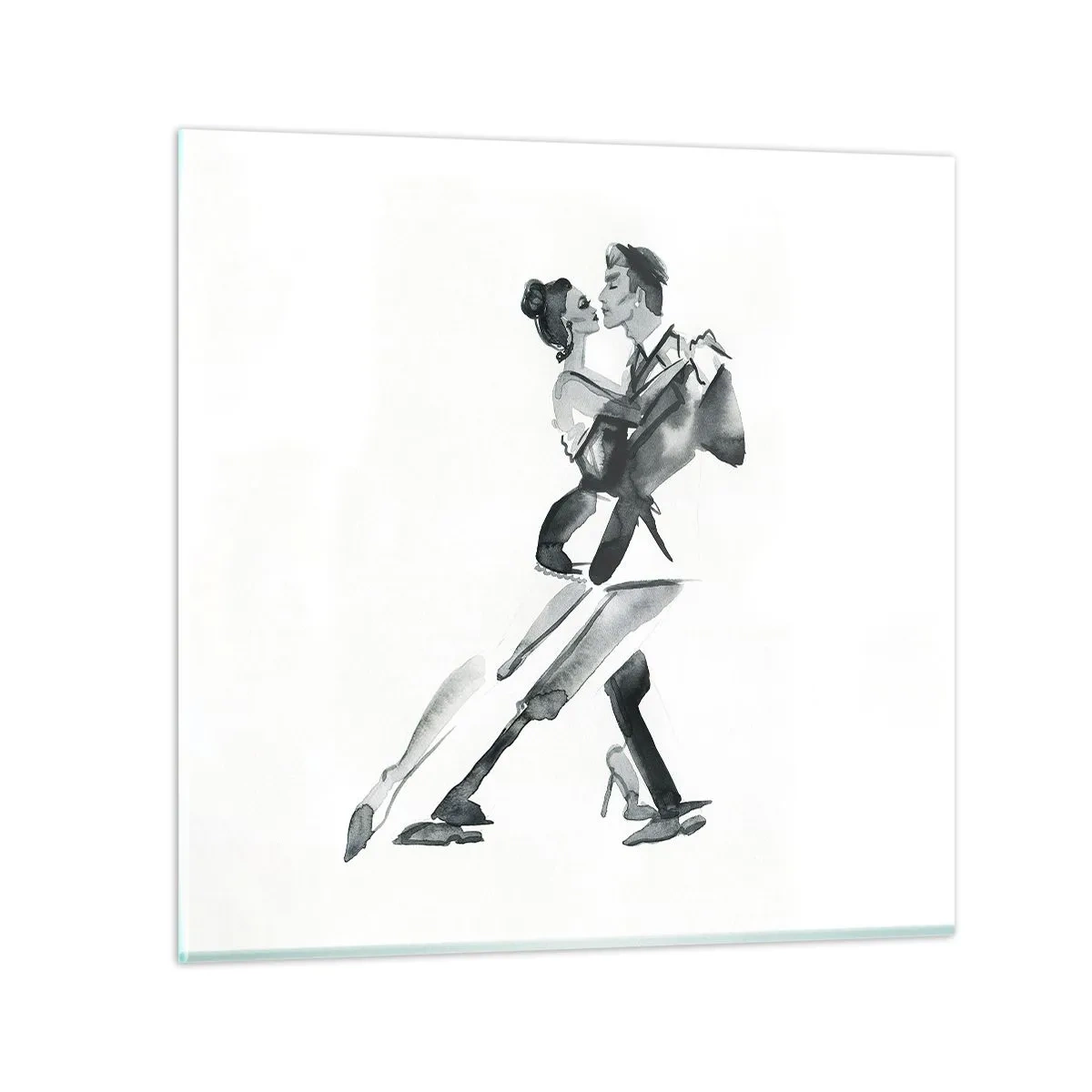 Cuadro sobre vidrio - Impresiones sobre Vidrio - Todos al son de la música - 50x50 cm