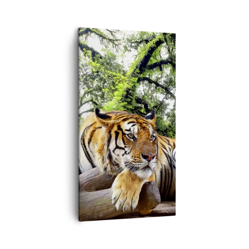 Cuadro sobre lienzo - Impresión de Imagen - Atentamente - 45x80 cm