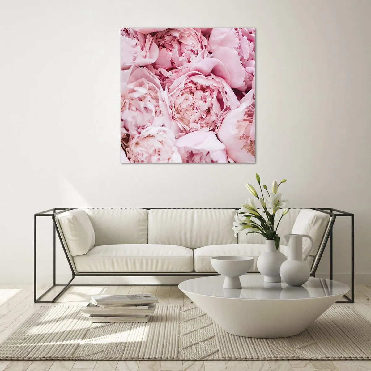 Cuadro sobre vidrio - Impresiones sobre Vidrio - Cálido y fragante - 50x50 cm