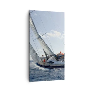 Cuadro sobre lienzo - Impresión de Imagen - Que gane el mejor - 55x100 cm