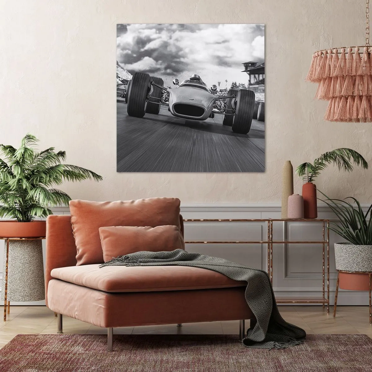 Cuadro sobre lienzo - Impresión de Imagen - ¡Hay poder! - 50x50 cm