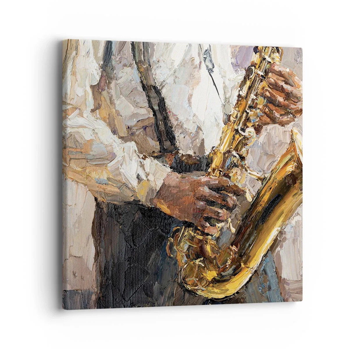 Cuadro sobre lienzo - Impresión de Imagen - Llegó el momento del solo - 40x40 cm