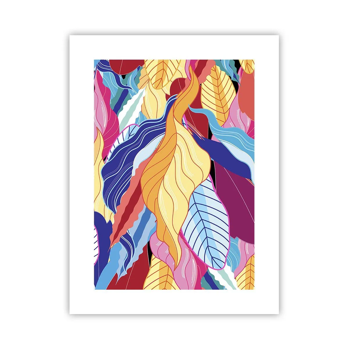 Póster - Desorden colorido - 30x40 cm