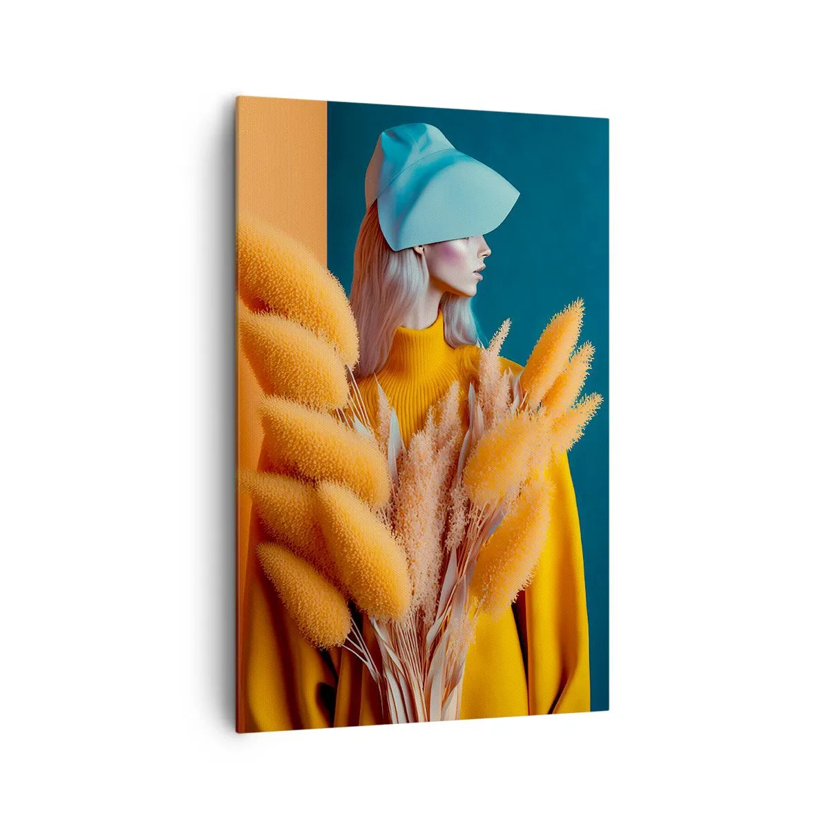 Cuadro sobre lienzo - Impresión de Imagen - Retrato esponjoso - 80x120 cm