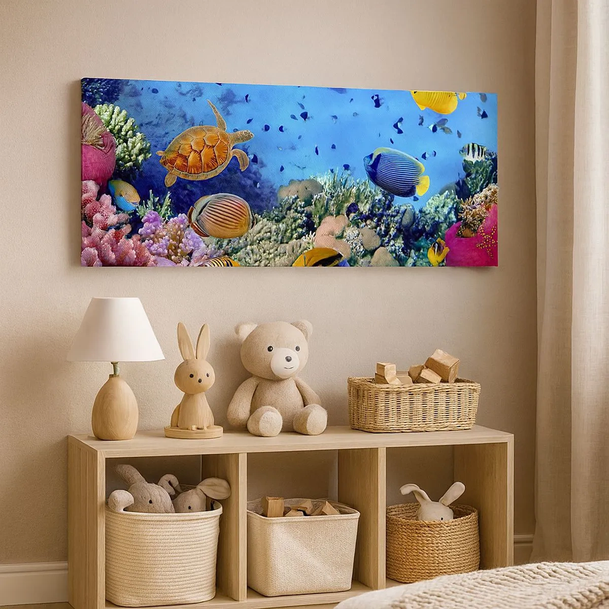 Cuadro sobre lienzo - Impresión de Imagen - Y qué sabemos de la vida... - 100x40 cm