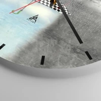 Esfera sin numeración, con rayas