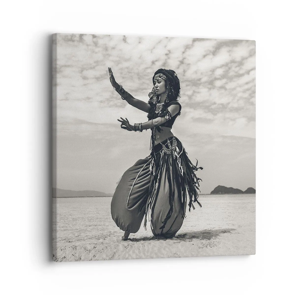 Cuadro sobre lienzo - Impresión de Imagen - Danza de las Islas del Sur - 30x30 cm