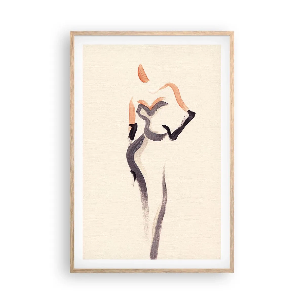 Póster en marco roble claro - De los años dorados de Hollywood - 61x91 cm