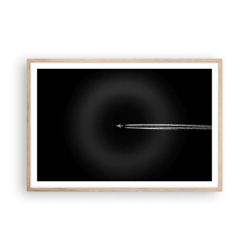 Póster en marco roble claro - En otra dimensión - 91x61 cm