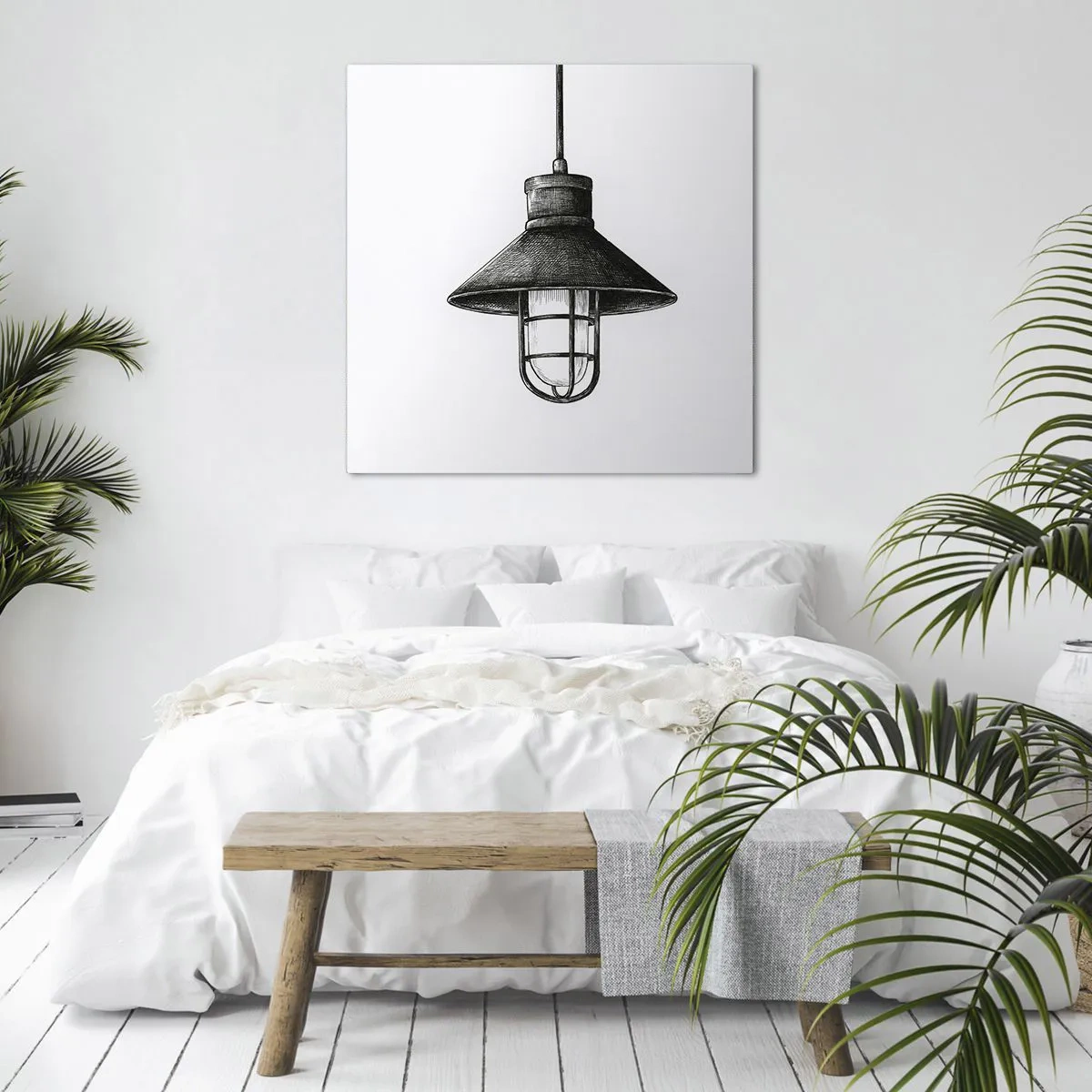 Cuadro sobre lienzo - Impresión de Imagen - Como hace años... - 60x60 cm