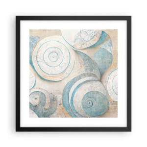 Póster en marco negro - ¿Qué esconden en su interior? - 40x40 cm