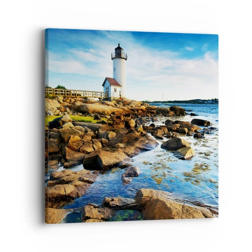 Cuadro sobre lienzo - Impresión de Imagen - Esperando vuestro regreso - 40x40 cm