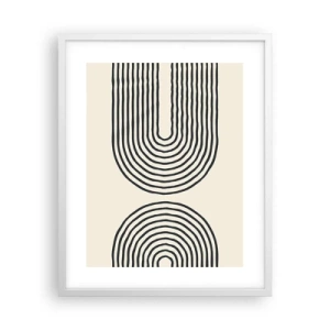 Póster en marco blanco - Próximamente... - 40x50 cm