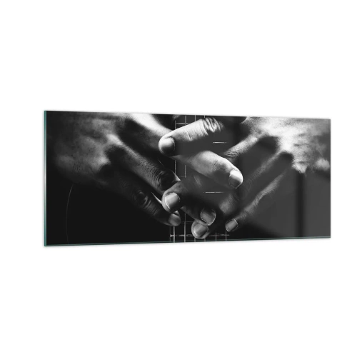 Cuadro sobre vidrio - Impresiones sobre Vidrio - La oración del artista - 100x40 cm